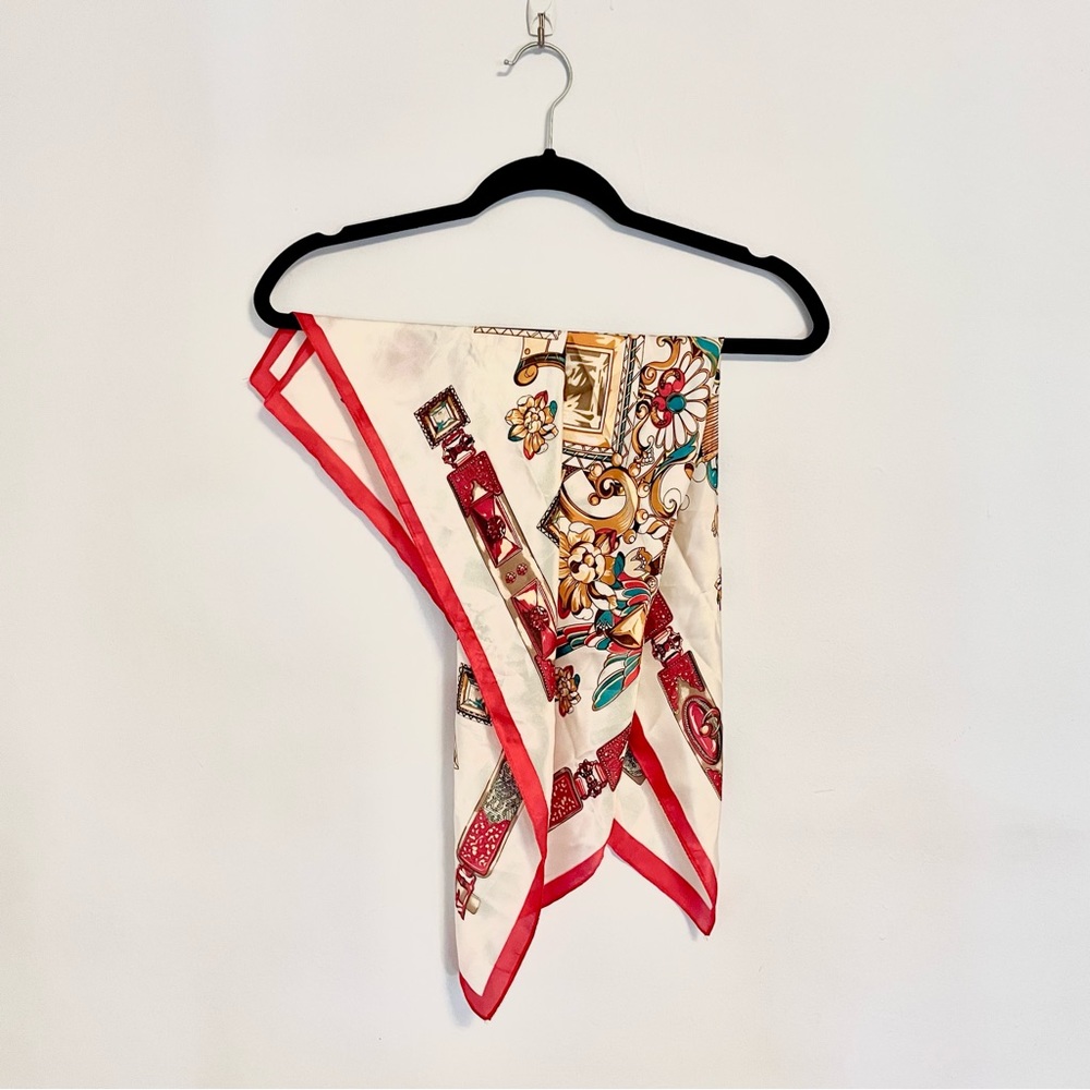 REVOLVE ‘petit moments’ printed silk feel scarf